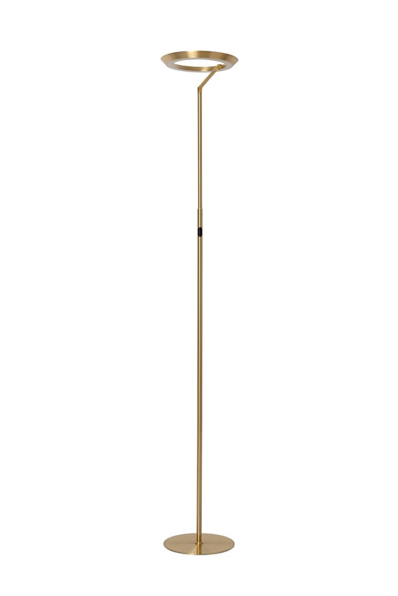 Lucide CELESTE - Stojacia lampa - Ø 28 cm - LED Rozm. - 1x24W 2700K - Matt Gold / Mosadz
